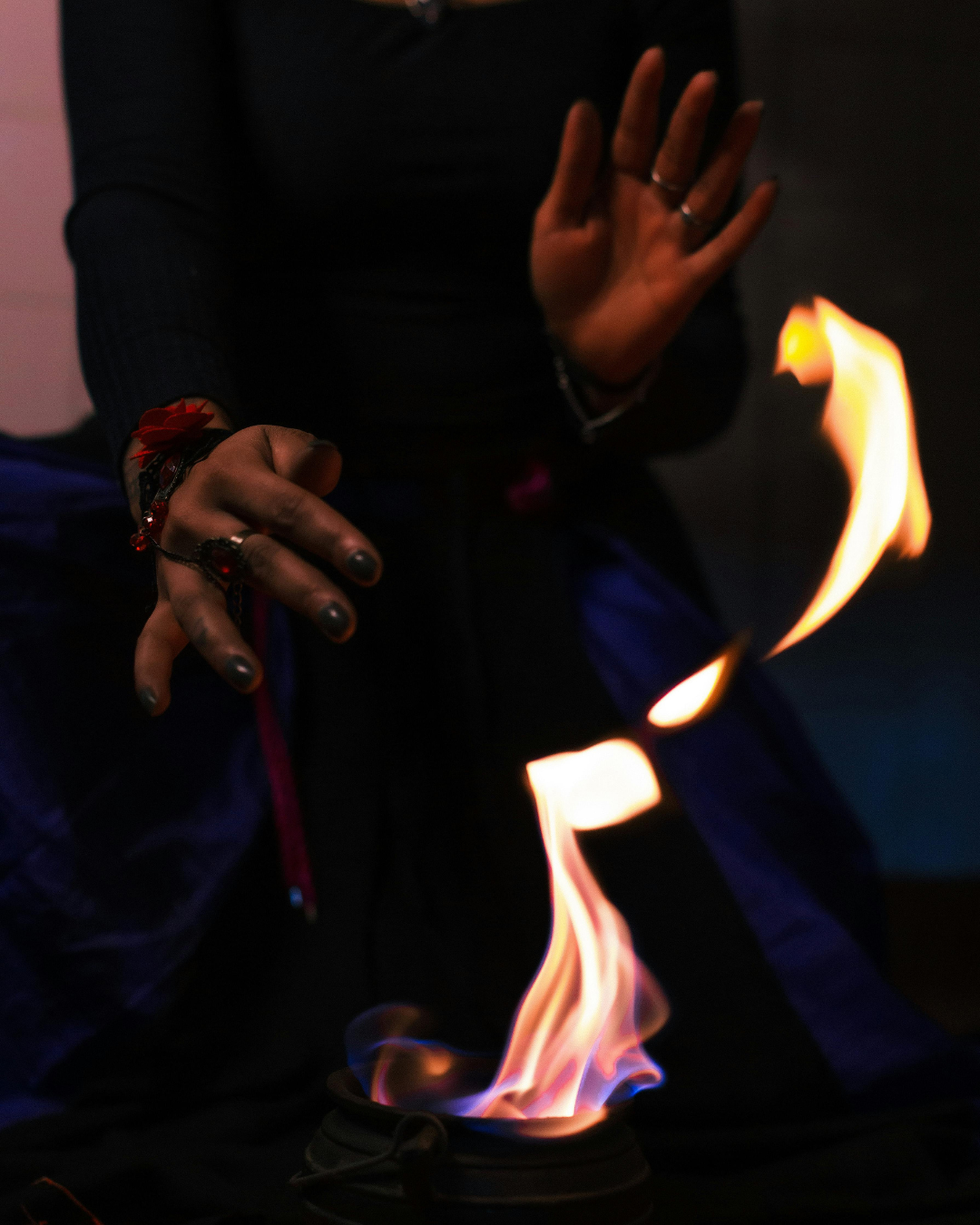 fire, alchemy, shadow, withcy healing